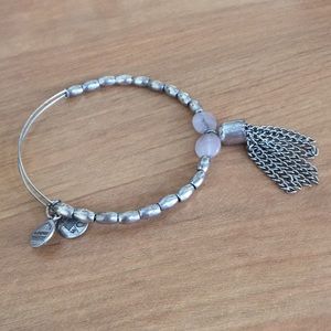 Alex and Ani Beaded Tassel Bangle